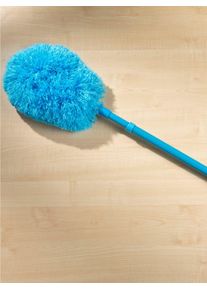 Staubbesen, blau, Kunststoff, Staubwischer, Staubbesen