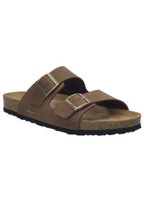 Pantolette Josef Seibel "Josef 01", Herren, Gr. 46, braun, Leder, Schuhe Pantolette, Sommerschuh, Schlappen, Sandale mit softem Fu&szlig;bett