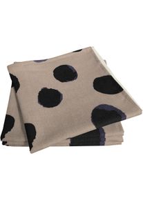 Stoffserviette Adam "Dots", lila, B:30cm L:30cm, Obermaterial: 73% Leinen, 27% Baumwolle, Servietten, Stoffserviette, aus Bio-Baumwolle,Made in Germany