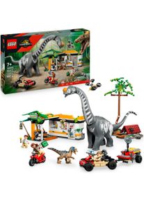 Konstruktionsspielsteine Lego "Raptor & Titanosaurus: Gro&szlig;e F&auml;hrtensuche (76973), Lego Jurassic World", bunt, Spielbausteine, Kinder, Kunststoff, Konstruktionsspielsteine, Made in Europe