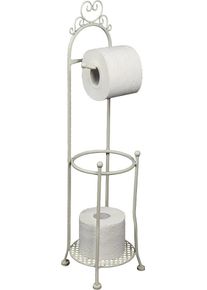 Toilettenpapierhalter AMBIENTE HAUS, wei&szlig;, Metall, Toilettenpapierhalter, Toilettenpapierhalter, H&ouml;he 70 cm