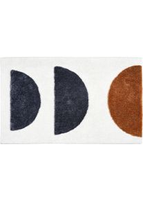 Sch&ouml;ner Wohnen Kollektion Badematte "Barbados 234", schwarz (schwarzwei&szlig;), H:17mm, Baumwolle, Viskose, SCH&Ouml;NER WOHNEN-KOLLEKTION, Badematten, Badematte, kuschelweicher Badezimmerteppich, waschbar