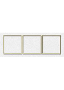 Bilderrahmen Schipper "Malen nach Zahlen, Triptychon 120x40cm", gold (goldfarben), Bilderrahmen, Kinder, B/H/T: 120cm x 40cm, Aluminium, Bilderrahmen, Made in Germany, B:120cm H:40cm