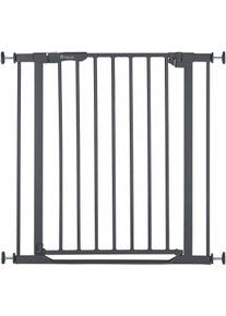 T&uuml;rschutzgitter hauck "Clear Step Autoclose 2, Dark Grey", Baby, Gr. B/H/T: 75cm x 77cm, grau (dunkelgrau), Kunststoff, Stahl, Schutzgitter T&uuml;rschutzgitter, auch als Treppenschutzgitter verwendbar