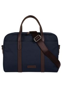 Aktentasche Bugatti "MARO", Gr. B/H/T: 38cm x 28cm x 7cm onesize, blau (dunkelblau), Kunstfaser, unifarben, Taschen Aktentasche