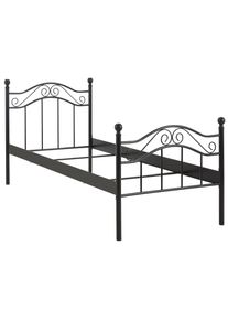 Metallbett Home Affaire, schwarz, L:210cm, Betten, Metallbett