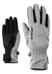Multisporthandschuhe Ziener "LIMPORT-Z glove junior", Kinder, Gr. 6, grau (grau melange), Materialmix, Handschuhe Multisporthandschuhe