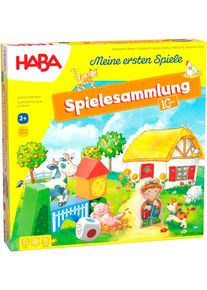 Spiel Haba "Meine ersten Spiele - Spielesammlung", bunt, Spiele, Kinder, Holz, Pappe, Spiel, Made in Germany