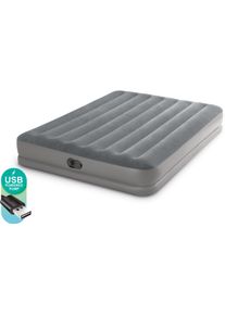 Luftbett Intex "Prestige Mid-Rise" Gr. 152, grau, Luftbetten, B/H/L: 152cm x 30cm x 203cm, Vinyl, Luftbett, B:152cm H:30cm L:203cm