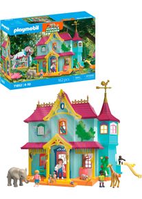 Konstruktions-Spielset Playmobil "Kunterbunte Tiervilla (71852), Animals & Friends", bunt, Spielbausteine, Kinder, Kunststoff, Konstruktions-Spielset, Made in Germany