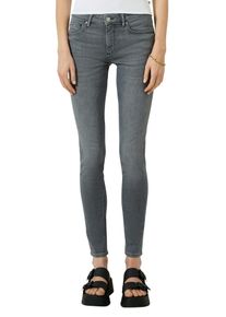 Slim-fit-Jeans QS, Damen, Gr. 38, L&auml;nge 30, grau (mid grau used), Denim/Jeans, Obermaterial: 99% Baumwolle, 1% Elasthan. Futter: 70% Polyester, 30% Baumwolle, unifarben, slim fit lang, Jeans Slim-fit-Jeans, mit Stretch