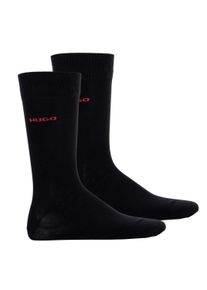 Kurzsocken Hugo "Socken 2P RS UNI CC 2er Pack", Herren, Gr. 43-46, schwarz, Obermaterial: 83% Baumwolle CO. 15% Polyamid PA. 2% Elasthan EL., Socken Kurzsocken