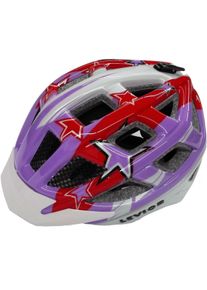 Kinderhelm Levior "Kailu blue stars" Gr. S, wei&szlig; (rot, violett, wei&szlig;), Helme, Kinder, S, Kinderhelm