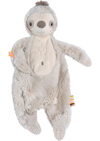 babyFEHN Kuscheltuch FEHN "Lazy, Crazy & Pink, Schmusetuch Faultier", Baby, grau (grau, beige), Nicki, Pl&uuml;sch, Softvelour, Schnuffelt&uuml;cher Kuscheltuch