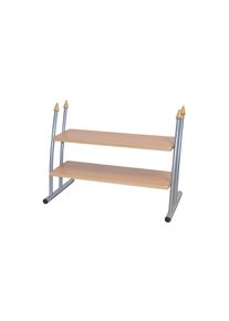 Schuhregal Inosign, braun (buchefarbig), 2 Stk. offene F&auml;cher, Regale, Schuhregal, buchefarben