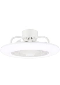 Sonnenk&ouml;nig Deckenventilator SONNENK&Ouml;NIG "Orbit, Leistung 75W, Laufruhig, 1 / 2 / 4 h Timer, Fernbedienung", wei&szlig;, B:55cm H:25,4cm T:55cm, Ventilatoren, Deckenventilator, 3 Stufen, Memory Funktion, LED-Licht in 3 Stufen