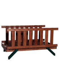 Verbindungsbr&uuml;cke Weka "Br&uuml;cke f&uuml;r Tabaluga Drachent&uuml;rme Typ 816", braun, Spielturm-Erweiterungen, Kinder, B/H/L: 100cm x 160cm, Holzwerkstoff, Verbindungsbr&uuml;cke, BxL: 100x160 cm, B:100cm L:160cm