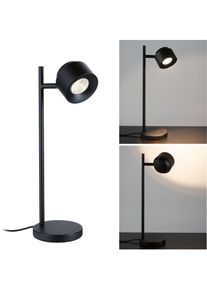 Paulmann Tischleuchte "Puric Pane", schwarz, 1, &Oslash; 12cm H: 40cm, 1 Stk., Leuchten, LED, dimmbar, Schwarz, Aluminium, Tischleuchte