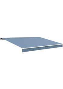 Gelenkarmmarkise Wismar "Classic", blau, B:350cm H:25cm, Polyacryl, Markisen, Gelenkarmmarkise