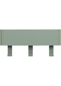 Garderobenhalter SPINDER DESIGN "Dax Play", gr&uuml;n, B:27cm H:12cm T:7,5cm, Metall, Garderobenhalter, Garderobenhalter, Metall, Breite 27 cm