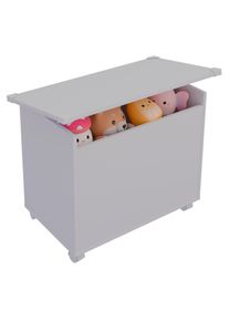 Sitztruhe Vcm "Holz Sitztruhe Sitzbank Truhe Kiste Bosula M", wei&szlig;, Obermaterial: 100% Holz Wood., Sitzb&auml;nke, Sitztruhe