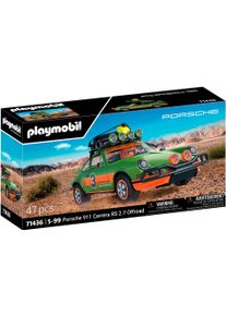 Konstruktions-Spielset Playmobil "Porsche 911 Carrera RS 2.7 Offroad (71436), Cars", bunt, Spielbausteine, Kinder, Kunststoff, Konstruktions-Spielset, Made in Germany