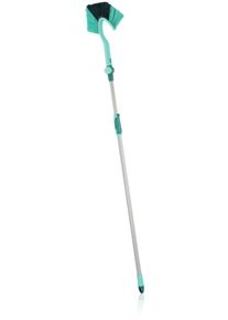 Staubbesen Leifheit "Dusty Telescope 220", blau (t&uuml;rkis), B:22,5cm L:220cm, Kunststoff, Stahl, Staubwischer, Staubbesen
