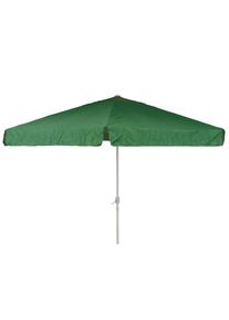 Sonnenschirm Vcm "Alu-Sonnenschirm achteckig, Spannweite 3,8m", gr&uuml;n, Obermaterial: 100% Sonstiges Material (Ananasfaser) AM_PF ., Standschirme, Sonnenschirm