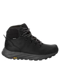 Wanderschuh Jack Wolfskin "TERRAQUEST X TEXAPORE MID M", Herren, Gr. UK 9,5 - EU 44, Normalschaft, grau (phantom), Hauptmaterial: Leather. .Second Material: Textile. Futter: Texapore Ecosphere Pro .Sole: Rubber / EVA. 100% Rubber/ EVA, Schuhe Wanderschuh