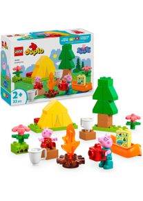 Konstruktionsspielsteine Lego "Campingausflug (10452), Lego DUPLO Peppa Pig", bunt, Spielbausteine, Baby, Kunststoff, Konstruktionsspielsteine, Made in Europe