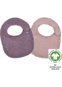 W&ouml;rner L&auml;tzchen W&Ouml;RNER "at home Druckknopflatz 22x29 cm 2er Set", Baby, rosa, Baumwolle, L&auml;tzchen L&auml;tzchen, Biobaumwolle, maschinenwaschbar, trocknergeeignet