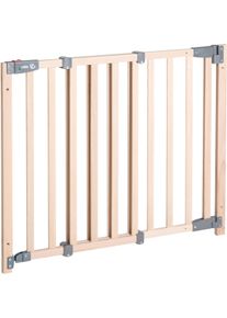 T&uuml;rschutzgitter Roba "Safety Up", Baby, Gr. B/H/T: 118,5cm x 83,5cm, braun (buche), Massivholz, Schutzgitter T&uuml;rschutzgitter, 91,5 - 118,5 cm; aus massivem Buchenholz