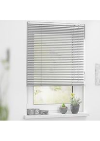 Jalousie LICHTBLICK ORIGINAL "Jalousie Aluminium" Gr. 5, silber (silber, silber, wei&szlig;), B:95cm H:130cm, Jalousien, Jalousie, abdunkelnd