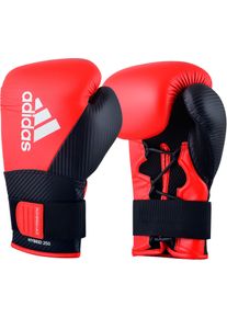 Boxhandschuhe adidas Performance "Adidas Hybrid 250 Duo Lace" Gr. 14, rot (rot, schwarz), Boxhandschuhe, Herren, 14 14, Kunstleder, Boxhandschuhe