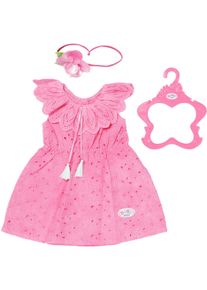 Puppenkleidung Baby Born "Trendy Blumenkleid, 43 cm", rosa, Puppenkleidung, Baby, Puppenkleidung, mit Kleiderb&uuml;gel