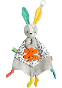 babyFEHN Schmusetuch FEHN "DoBabyDoo, Hase", Baby, bunt, Frottee, Softvelour, Schnuffelt&uuml;cher Schmusetuch, mit Befestigungsring f&uuml;r Schnuller