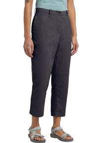 Outdoorhose Jack Wolfskin "TIHAMA 7 8 PANTS W", Damen, Gr. 42, Normalgr&ouml;&szlig;en, blau (schwarz, navy), Oberstoff: 100% POLYAMID. Futter 1:00% POLYESTER, Hosen Outdoorhose