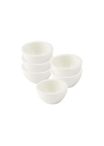 Dipschale VILLEROY & BOCH "Dipsch&auml;lchen Artesano Original &oslash; 8 cm 6er Set wei&szlig;", wei&szlig;, Sch&uuml;sseln, Dipschale
