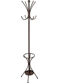 Garderobenst&auml;nder AMBIENTE HAUS, braun, B:43cm H:174cm T:43cm, Metall, Garderobenst&auml;nder, Garderobenst&auml;nder