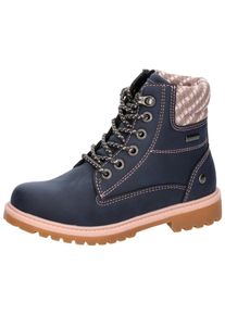 Winterstiefel Lico "Trendstiefel Anouk", Damen, Gr. 38, blau, Synthetik, Schuhe Winterstiefel
