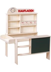 Kaufladen Roba "Verkaufsstand, natur", beige (natur), Kaufl&auml;den, KinderB:100cm H:120cm T:78cm, Schichtholz, Kaufladen, B:100cm H:120cm T:78cm