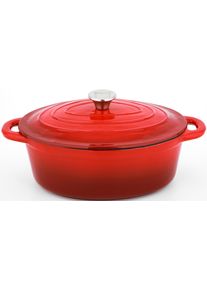 CS SOLINGEN Br&auml;ter CARL SCHMIDT SOHN "Xanten", rot, B:22cm H:11,5cm L:37cm, T&ouml;pfe, Br&auml;ter, Induktion
