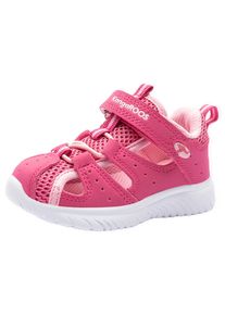Sandale Kangaroos "KI-ROCK LITE EV", M&auml;dchen, Gr. 27, rosa (daisy pink, fuchsia pink), Synthetik, Textil, Schuhe Sandale