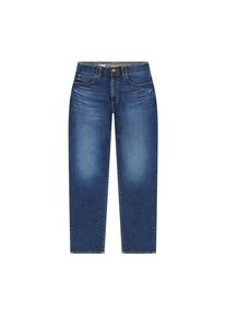 Straight-Jeans Lee "Extreme Motion", Herren, Gr. 34, L&auml;nge 34, blau (midmoor), Denim/Jeans, Obermaterial: 71% Baumwolle, 28% Polyester, 1% Elasthan, normal lang, Jeans Straight-Jeans, Extreme Motion Stretchware