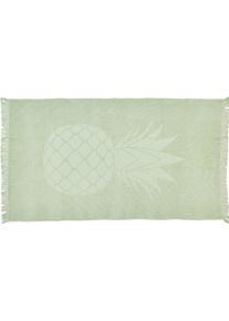 Hamamt&uuml;cher done. "Pineapple", gr&uuml;n (hellgr&uuml;n), B:90cm L:160cm, Hamam Frottier, Obermaterial: 100% Baumwolle, Handt&uuml;cher, Hamamt&uuml;cher, saugf&auml;hige Frottier-Innenseite, ideal als Sauna- oder Strandtuch