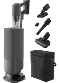 AEG Akku-Hand-und Stielstaubsauger "ULTIMATE 8000 (AP83AB25DG), beutellos, mit Absaugstation", grau (dunkelgrau), B:25cm H:114cm T:36cm, Akkusauger, Hygienische Absaugung des Staubbeh&auml;lters ohne Kontakt mit Schmutz, Akku-Hand-und Stielstaubsauger