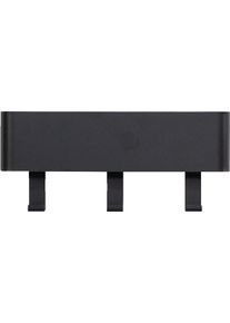 Garderobenhalter SPINDER DESIGN "Dax Play", schwarz, B:27cm H:12cm T:7,5cm, Metall, Garderobenhalter, Garderobenhalter, Metall, Breite 27 cm