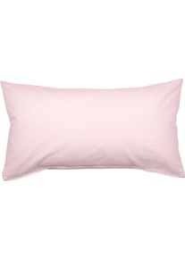 Kissenbezug Janine "PIANO 0125 31 80x80", rosa (hellrosa), B:80cm L:40cm, Mako-Soft-Seersucker, Seersucker, Kissenbez&uuml;ge, Kissenbezug, mit Rei&szlig;verschluss