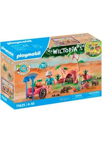 Konstruktions-Spielset Playmobil "Wombat Unterschlupf (71625), Wiltopia", bunt, Spielbausteine, Kinder, Kunststoff, Konstruktions-Spielset, Made in Germany