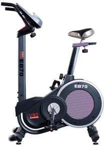 UNO Fitness Ergometer U.N.O. FITNESS "EB 70", silber (schwarz, silberfarben), HeimtrainerB:62cm H:140cm L:112cm, Ergometer, 150 kg max. Benutzergewicht, Fahrrad, 32 Widerstandsstufen, B:62cm H:140cm L:112cm